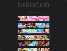 Tablet Screenshot of loulafeet.com